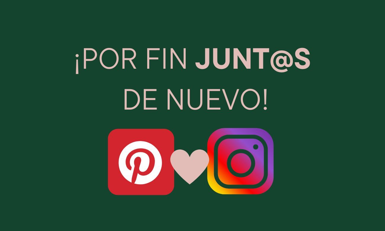 Pinterest e Instagram juntos de nuevo